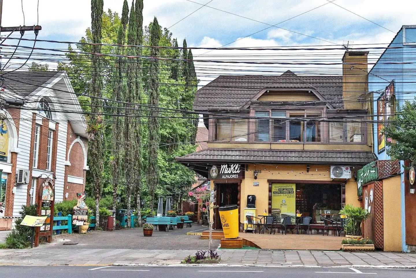 Locar-In Gramado - Loft A 50 M Da Rua Coberta. Daire Dış mekan fotoğraf