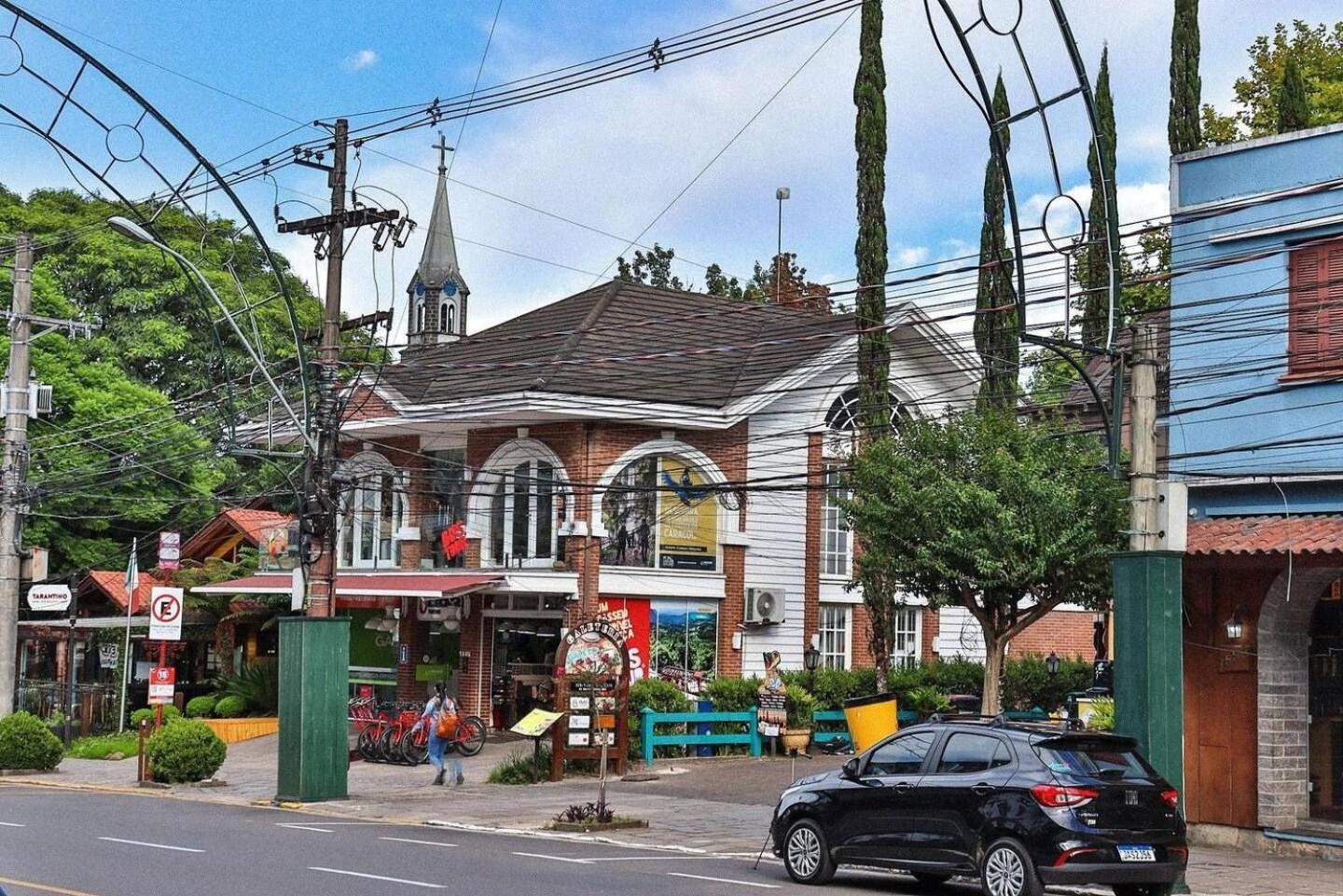 Locar-In Gramado - Loft A 50 M Da Rua Coberta. Daire Dış mekan fotoğraf